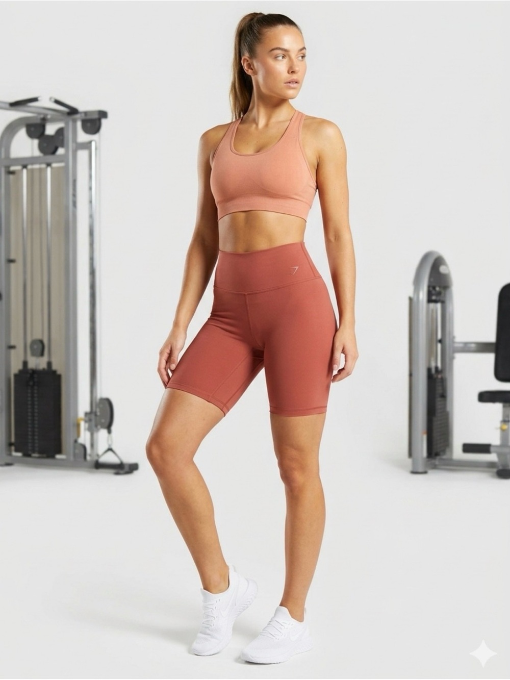 High waisted Gymshark biker shorts